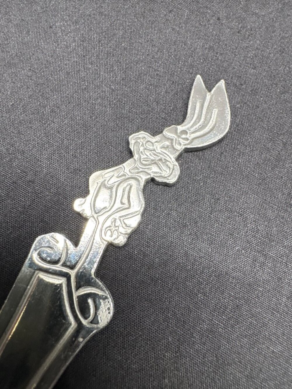 Nestle Quick Bunny Silver Collector Spoon 7" Length Vintage Design